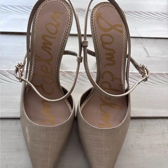 Sam Edelman Women's Ayla mettalic Heels - Picture 1 of 8